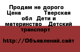 Продам не дорого › Цена ­ 1 000 - Тверская обл. Дети и материнство » Детский транспорт   